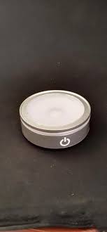 Touch Control Circle Plastic Led Light Base For Display Led Lights 3d Photo Crystals Led