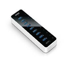 9 Port Usb 3 Hub Usb Power Adapter Computer Accessories