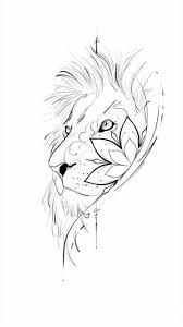 Lion With Mandala Design Tattoo Stencils Lion Tattoo Lion Tattoo Design