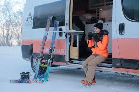 Winter And Campervans Vanlife Mtl Hiver Et Camping Cars Campervan Rental Van Life Comfortable Camping