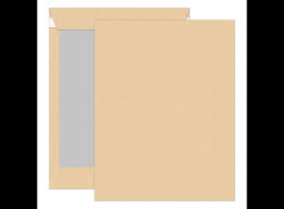 Impact A5 162x229mm Half Board Back Envelopes - Brown