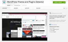 Browser extension that detects theme and plugins used on wordpress sites and displays information about them. 18 Free Wordpress Theme Detector Tools Tested And Compared