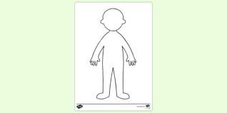 Maybe you would like to learn more about one of these? Free Human Body Outline Colouring Page Colouring Sheets