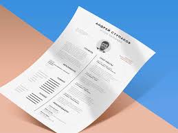 Indesign Resume Template Free Download Resumekraft