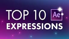 Top 10 After Effects Expressions for Amazing Motion Design - YouTube