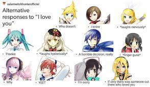 My Handpicked Vocaloid Memes Alternative Responses To I Love You Ft Vocaloids Wattpad
