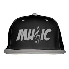 Music Embroidered Snapback Hat Snapback Hats Snapback Hats