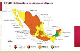 Estos son los indicadores del semáforo estatal de yucatán este jueves 6 de agosto: Mexico Se Estanca En El Semaforo De Covid Siete Estados Retrocedieron De Amarillo A Naranja