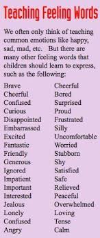 Nurturing Emotional Intelligence Teaching Feeling Social Emotional Learning Feelings Words