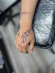 🌿Hand Vines🌿 This stunning hand tattoo of a vine with delicate leaves was completed by Tatyana! Which is flowing beautifully with our client's natural hand shape. We love how elegant and organic