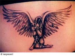Angel wings and guardian angel tattoos are some of the most popular motifs for men, and there are a lot of incredible designs you can base your art off of. 67 Heavenly Beautiful Angel Tattoos For Girls Fmag Com