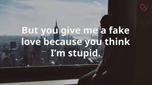 I was how blind folded by your fake love. 200 Fake Love Quotes And Sayings