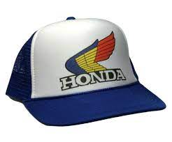 Vintage Honda Motorcycles Hat Trucker Cap 80 S Adjustable Snap Back Royal Blue Unbranded Truckerhat Casual Vintage Honda Motorcycles Motorcycle Hat Honda