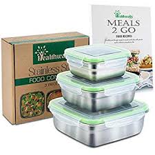 Find affordable food storage containers from your favorite brands at kmart. Stainless Steel Food Containers Set Of 3 Metal Lunch Container Sandwich Container Or Snack Boxes For