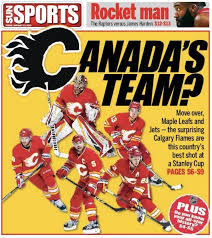 These toronto sun covers are getting crazy (tomorrow's cover). Toronto Newspaper Declares Calgary Flames To Be Canada S Team Offside
