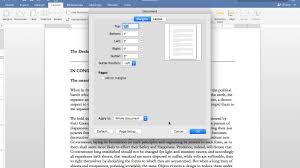 Setting Margins In Word 2016 For Mac Youtube