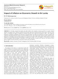 S&p 500 ekes out record closing high as traders shake off inflation concerns. Pdf Impact Of Inflation On Economic Growth In Sri Lanka