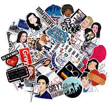 You're my person, grey's anatomy quote, meredith grey, derek shepherd, ellen pompei, christina yang, digital download, printable, friendship. 50pcs Set Greys Anatomy Stickers Us Tv Show Pegatina For Diy Laptop Phone Skateboard Suitcase Waterproof Decal Sticker Stickers Aliexpress