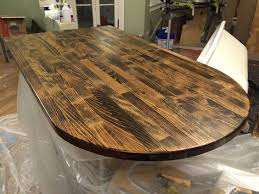 Ikea Gerton Hack Kitchen Redo Stained Table Ikea Table