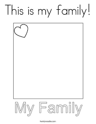 It's all fun and it's free for personal use or classroom, enjoy! This Is My Family Coloring Page Twisty Noodle Family Coloring Pages Family Activities Kindergarten Preschool Family Theme
