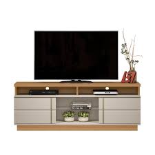 Bemol racks com painel : Rack Linea Curitiba Carvalho Off White