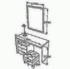 The standard dresser height is usually. Pin By Ssevon Tansz On Home Decoration Ideas Human Scale Dressing Table Interior Design