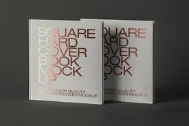 Download Square Book Psd Hardcover Mockup Psd Mock Up Templates Pixeden