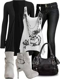 Black And Grey Dress Combination 31 Fashion Colour Combinations Fashion Colour Combinations Fashion My Style