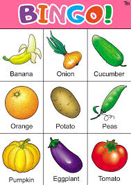 Fruit And Veggie Bingo Game With Free Bingo Cards Teachersmag Com Free Bingo Cards Bingo Bingo Cards