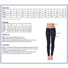 Womens Jeans Size Chart Uk The Best Style Jeans