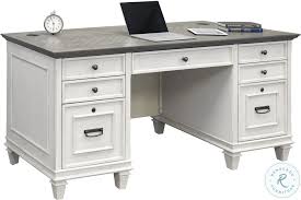 Check spelling or type a new query. Magnolia Manor Antique White Jr Executive Desk Pedestal Desk Double Pedestal Desk Martin Furniture