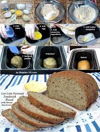Low Carb Flaxseed Sandwich Bread With Bread Machine Recipe Recipe Low Carb Bread Machine Recipe Bread Machine Recipes Flaxseed Bread