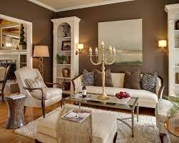 Brown Walls With Cream Trim Chocolate Brown Sable By Sherwin Williams Love The Wall Color An Brown Walls Living Room Brown Living Room Decor Living Room Paint
