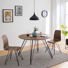 Esstisch Sandend Walnuss Dekor Schwarz Home24 Esstisch Tisch Wohnzimmertische