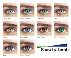 Bausch Lomb Color Chart Contactlensesfordarkskin In 2019