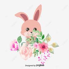 Le lapin a tout pour lui, de grandes oreilles, un petit museau plein de moustaches, de grands yeux bonne lecture et surtout, bon dessin :) anatomie du lapin. Lapin Et Fleurs Lapin Dessin De Lapin Lapin Retro Fichier Png Et Psd Pour Le Telechargement Libre
