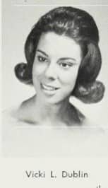 Vicki Dublin Patrick PHS65 A thank you to Maureen Mizener & Pinkie L.  Hoover for forwarding this obit to me. On a personal note, I met Vicki @  Sage Wellness Center in