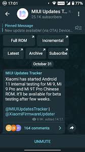 Redmi 8 (europe, india, russia, indonesia ) Mi 9 Pro Mi 9t Pro Redmi K20 Pro Android 11 Testing Begins Internally