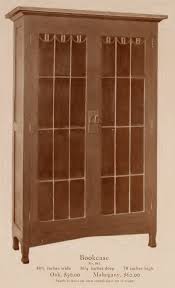 Roycroft Bookcase With Leaded Glass From Their 1912 Furniture Catalog 44 5 Wx16 25 Dx70 H Came Craftsman Decor Craftsman Furniture Craftsman Style Furniture