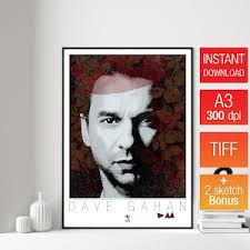 Dave Gahan Pop Art Portrait