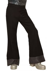 Black Disco Pants X Large