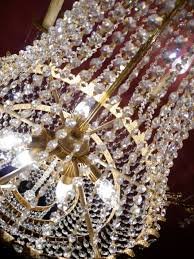 Find many great new & used options and get the best deals for french empire crystal flush basket chandelier chandeliers lighting h5 x w13 at the best online prices at ebay! Alte Kronleuchter Sac A Perle Large Empire Strass Basket Chandelier Lamp Stately Shape