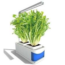 mini jardin potager d interieur hydroponique avec lampe led integree en 2021 mini jardins lampes horticoles jardin potager