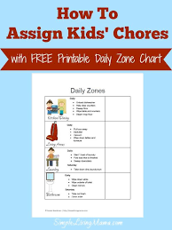 How To Assign Kids Chores Simple Living Mama Chores For Kids Chore Chart Kids Charts For Kids