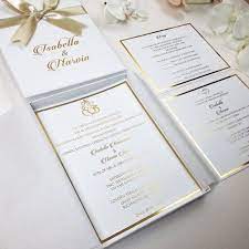 Boxed Real Gold Foil Invitation Luxury Gorgeus Wedding Etsy Box Wedding Invitations Gold Foil Invitation Foil Print Invitation