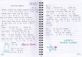 Not Angka Yura Yunita Feat Glenn Fredly Cinta Dan Rahasia Lhia S Music Notes