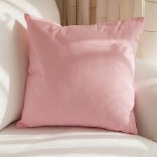 Oxford Euro Pillow Shams 26x26 Inches Pink Solid 1000TC Egyptian Cotto – Egyptian Home Linens