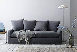 Fabulous Grey Fabric Two Seater Sofas Best Leather Sofa Sofa Deals Leather Sofa