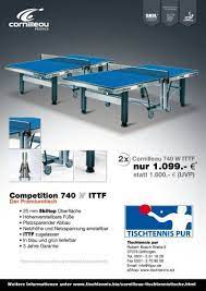 Sparset 2 X Cornilleau 740 Tischtennistisch Tischtennisplatten Sparen Weltmarkt