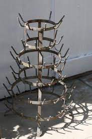 Metal Wine Bottle Holder Ideas On Foter Wine Bottle Christmas Tree Wine Bottle Art Wine Bottle Trees